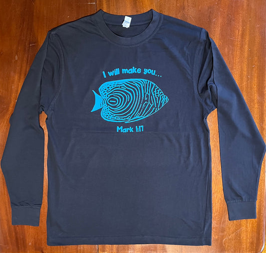 37. Angelfish - Men's Unisex Long Sleeve T-Shirt