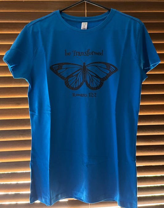 112 Butterfly - Be Transformed Ladies Modern Fit T