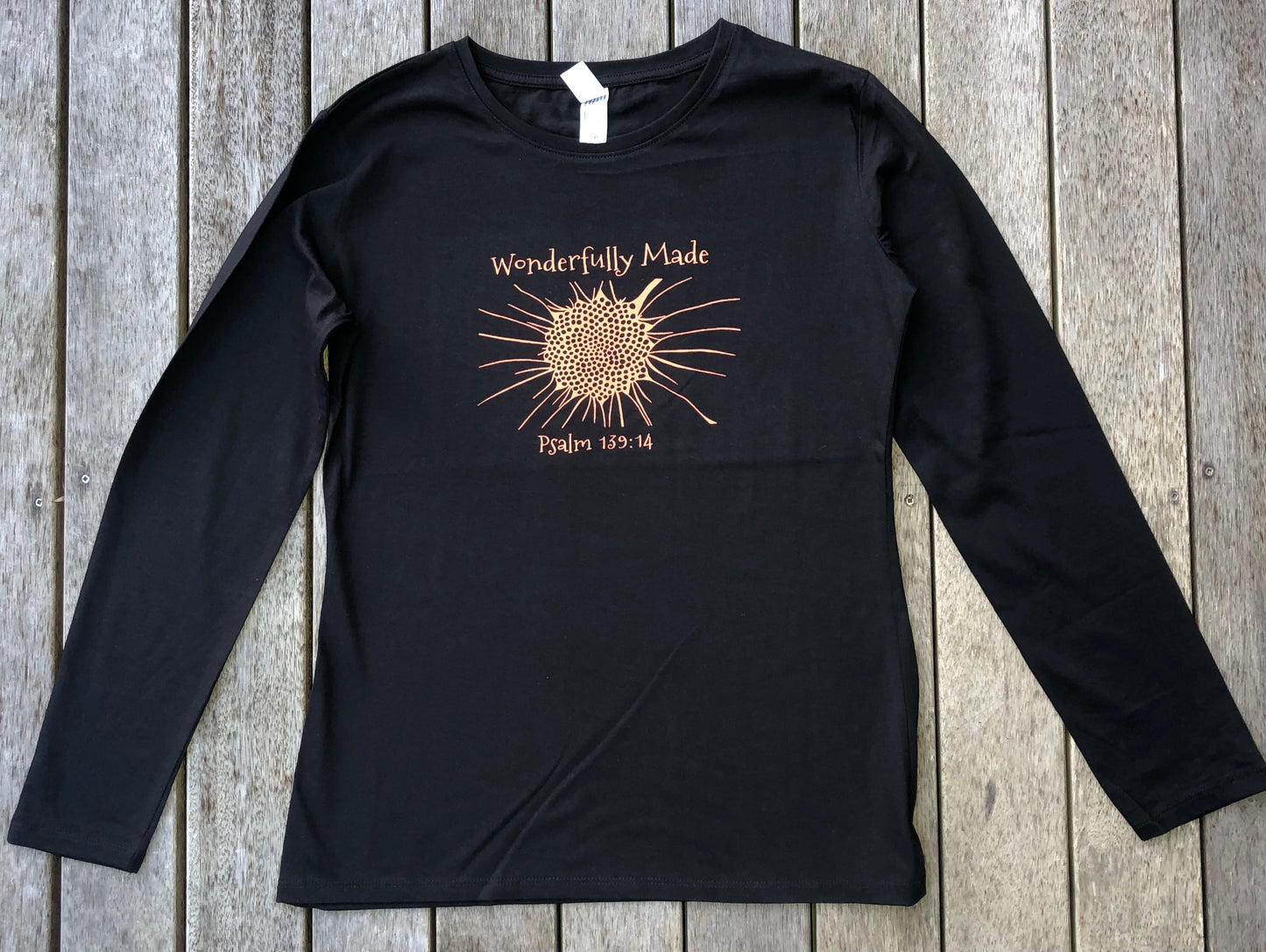 30. Wild Sunflower: Ladies long sleeve t-shirt