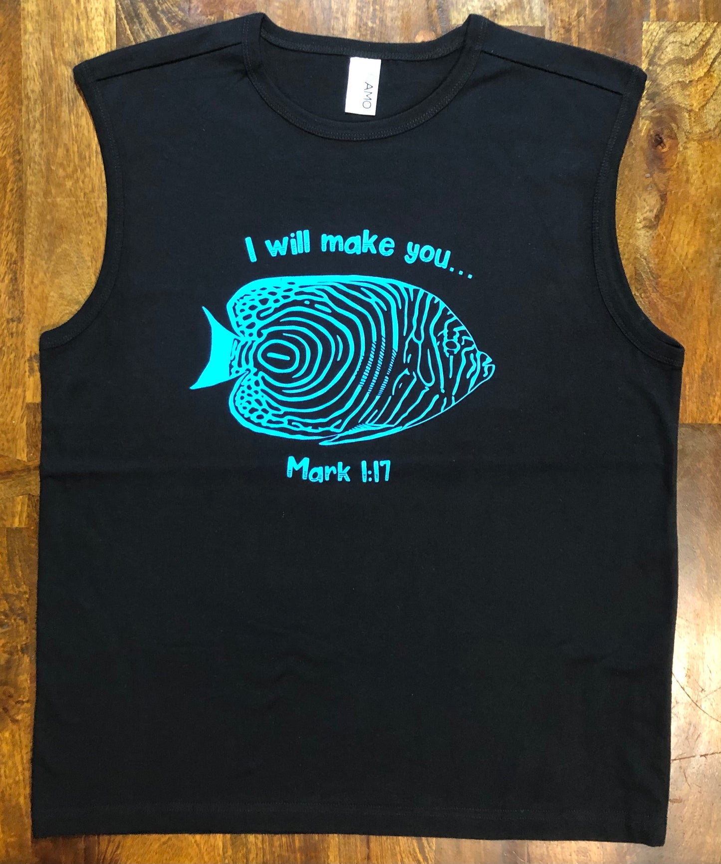 31. Angelfish - Men's Unisex Sleeveless Muscle T-Shirt