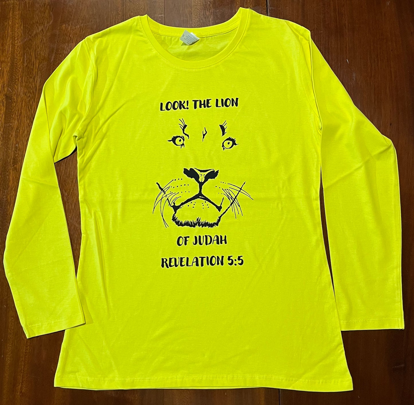 21. Lion of Judah - Ladies long sleeve t-shirt