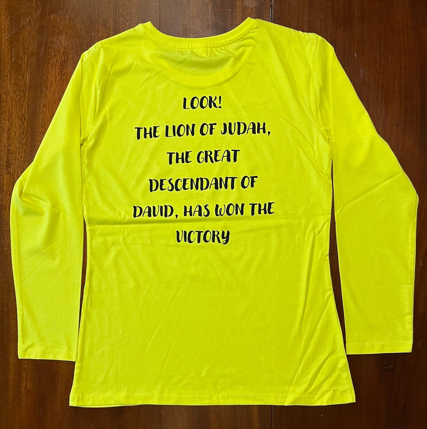 21. Lion of Judah - Ladies long sleeve t-shirt